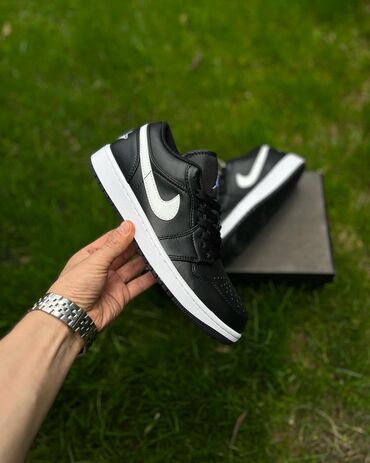 обувь 38 39: Кроссовки оригинал1:1 air Jordan A low black Для примерки можете