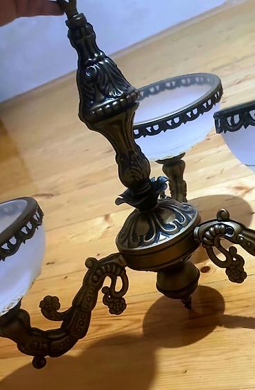 işıq generatorları: Çılçıraq, 3 lampa, Metal — 4
