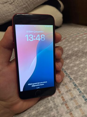Чайники: IPhone SE 2020, 64 ГБ, Красный, Отпечаток пальца