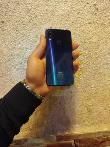 Xiaomi: Xiaomi Redmi Note 7, 64 GB, rəng - Göy, 
 Düyməli, Barmaq izi, İki sim kartlı