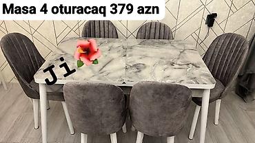 oyun stul: Yeni, Dördbucaq masa, 4 stul — 1