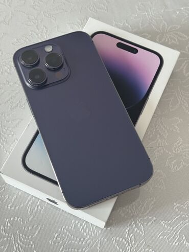 Apple iPhone: IPhone 14 Pro, 256 ГБ, Deep Purple, Коробка, 78 %
