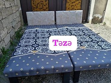 Çarpayılar: Təzə çarpayılar. 1 nəfərlik çarpayılar 45 manat. 2 nəfərlik taxt 90 — 21
