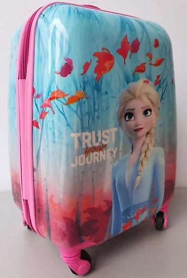 Rančevi, torbe i koferi: Dečji kofer na točkiće – Disney Frozen (Elsa) - Tvrda školjka sa — 5