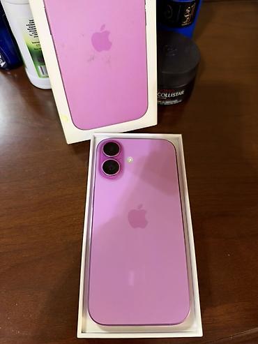 Elektronika: IPhone 16, 128 GB, Çəhrayı — 1
