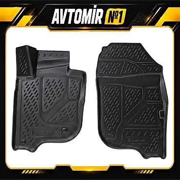 pickup l200: Mitsubishi L200 2014-2023 üçün salon rezin ayaqaltı Mitsubishi L200 — 1