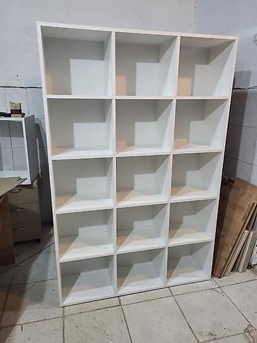 Ofis mebeli: Ofis sened refleri hundurluk 180 sm Eni 120 sm Derinlik 30 sm Refler — 4