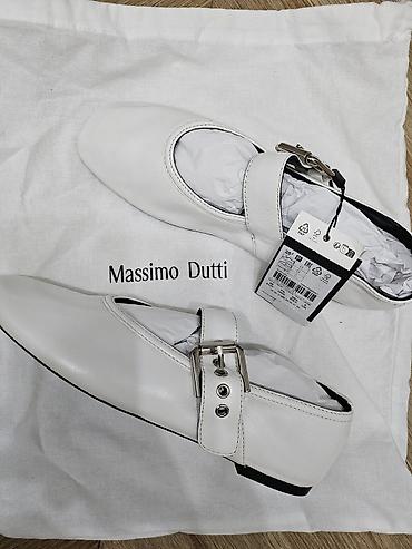 мауда кроссовки: Туфли, 38, Massimo Dutti, Новый, цвет - Белый, Платная доставка — 2