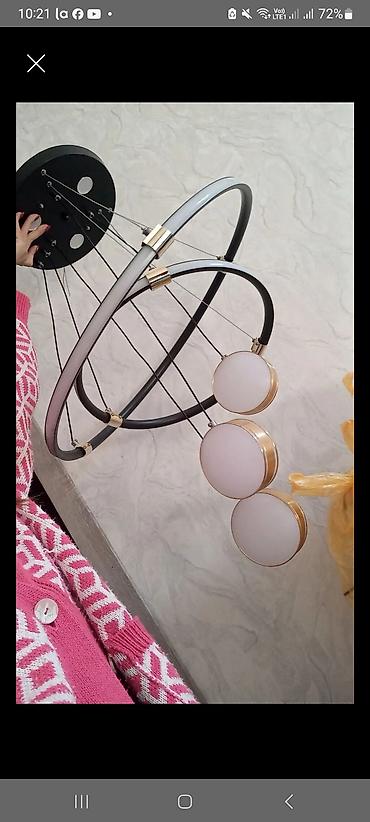 Led çilçıraqlar: Led Çılçıraq, 3 lampa, Metal — 1