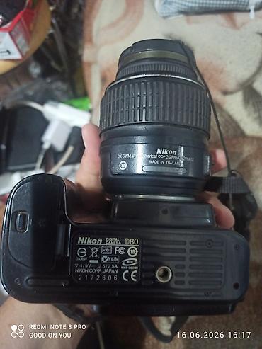 фотоапараты: Продаю фотоапарат Никон д80 с обьективом 18-55 цена 7000 сом — 3