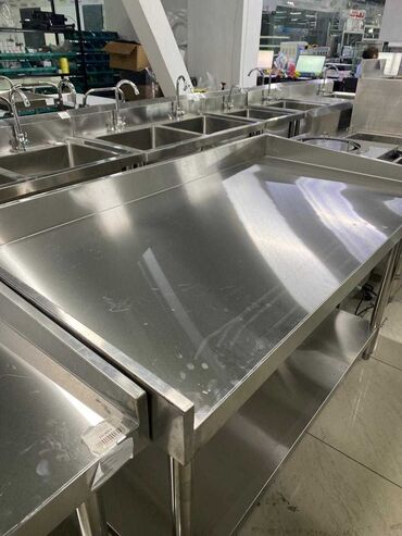 Другая посуда и кухонный инвентарь: Стол Разделочный Производственный Металлический Из Нержавеющей Стали — 6