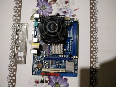 ремонт плат: Материнская плата, Б/у, ASRock, LGA775, Micro-ATX, Для ПК