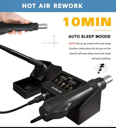 Fenovi za vreli vazduh: 2-u-1 stanica za lemljenje i popravke vrućim vazduhom – iLiBiLiB HX36 — 5