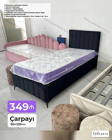 Çarpayı – 90×200 sm – Mexanizm: Açılmayan, bazasız – Sıyırma