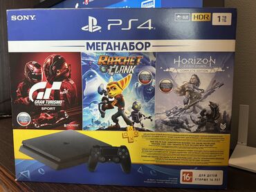 PS4 (Sony Playstation 4): Təcili satılır Play Station 4 slim (1 tb ) əla vəziyəttə.Bir il