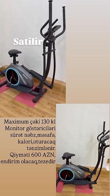 idman trenajoru: Elliptik velotrenajor (səkkizbucaqlı stepper/velosiped kombinasiyası) — 1