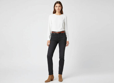 levis jeans mom fit: H&M, Jeansy damskie, rozmiar XS