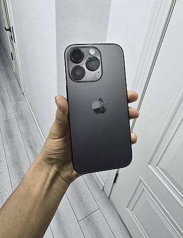 айфан 16: IPhone 14 Pro, Б/у, 128 ГБ, Black Titanium, 77 % — 1