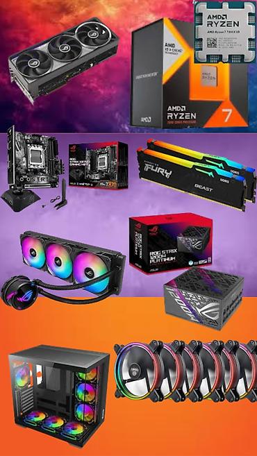 asus rog srtix: High-end oyun və yaradıcılıq kompüteri üçün tam hissə paketi - — 1