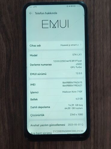 Huawei: Huawei P Smart Z, 64 GB, rəng - Yaşıl, İki sim kartlı — 6