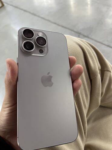 Apple iPhone: IPhone 15 Pro Max, Б/у, 256 ГБ, Natural Titanium, Зарядное устройство, Защитное стекло, Чехол, 87 % at lalafo.kg — 2 Apple iPhone: IPhone 15 Pro Max, Б/у, 256 ГБ, Natural Titanium, Зарядное устройство, Защитное стекло, Чехол, 87 % — 2