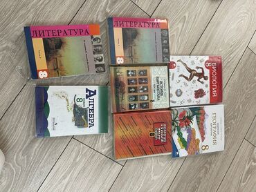 Другие книги и журналы: Книги 8 класс Алгебра 250 Русская литература 1 и 2 часть 350 История