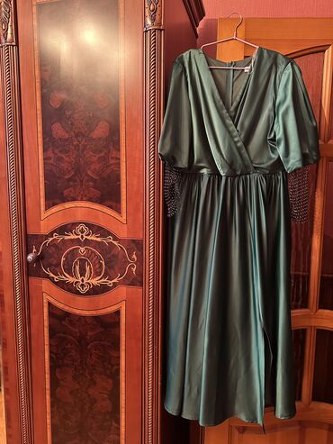 lady sharm ziyafet geyimleri instagram: Вечернее платье, Макси, 5XL (EU 50)