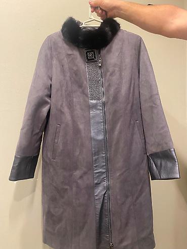 drap palto: Palto, X-Lady, XL, 2XL, rəng - Boz — 1