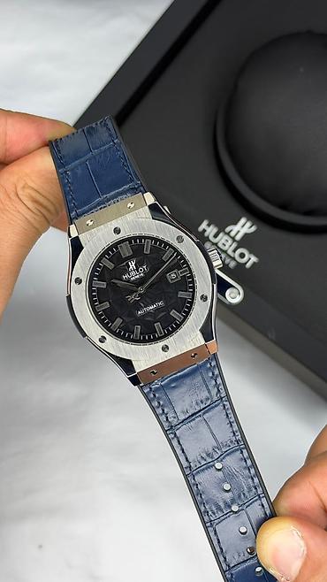 saat alanlar: Yeni, Qol saatı, Hublot, rəng - Mavi — 8