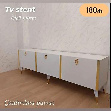 mebel ustu: Yeni, Düz TV altlığı, Polkalı — 1