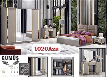 Yataq otağı dəstləri: İkinəfərlik çarpayı, Dolab, Termo, Tumba, Yeni — 17