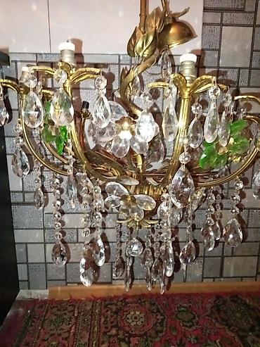 çiçek: Çılçıraq, 5 lampa, Metal — 1