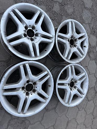 r18 mercedes: Литые Диски R 18 AMG, Комплект, отверстий - 5, Б/у — 1