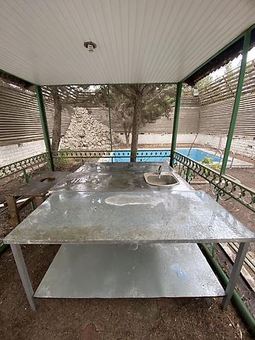 Restoran avadanlıqı masası Paslanmayan poladdan mətbəx masası və — 3