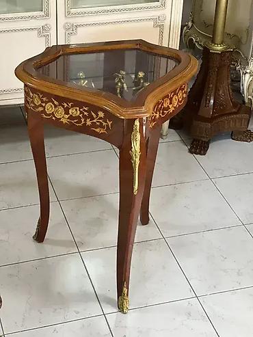 nocni stocic: Sto za nakit u obliku srca (intarzija) 💎❤️ Dobro stanje. 🏠 Moguće — 7