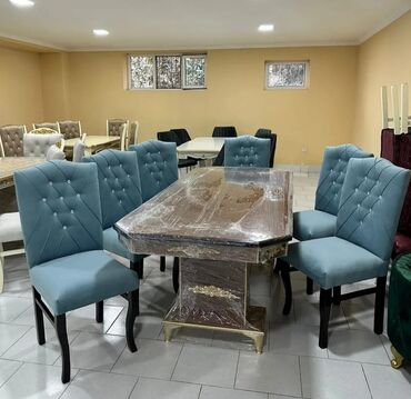 Masa və oturacaq dəstləri: Qonaq otağı üçün, Yeni, Açılmayan, Dördbucaq masa, 6 stul -da lalafo.az — 28 Masa və oturacaq dəstləri: Qonaq otağı üçün, Yeni, Açılmayan, Dördbucaq masa, 6 stul — 28