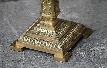 Stare vaze i dekor: Vintage Visoke Luksuzne Mesingane Stojeće pepeljare Art Deco — 7