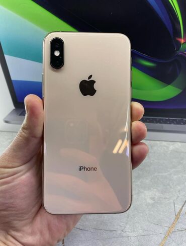 İnformatika: IPhone Xs, 256 GB, Sarı, Zəmanət, Barmaq izi, Simsiz şarj