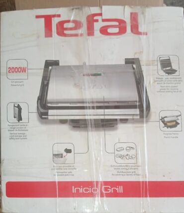 электрогрил: Новая!!!!!!!! Электрический гриль Tefal Inicio Grill с антипригарным