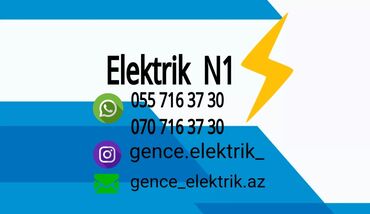 работа в баку от прямых работодателей: Gəncə elektrik. Gence elektrik. Электрик в Гяндже. Evlerde elektrik