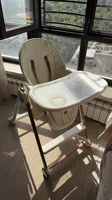 new lux z1: Стульчик Happy Baby Berny Lux, бежевый, после химчистки *Цена:* 5500 — 1