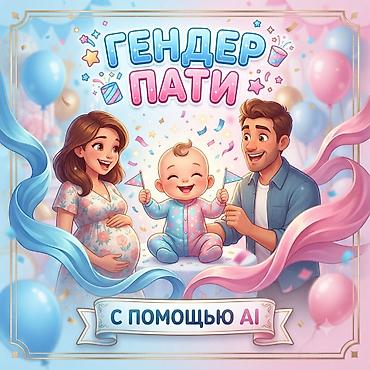 видео приглашение: Закажите яркое видео для гендер-пати с помощью искусственного — 1