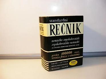 dj: Standardni rečnik nemačko-srpskohrvatskisrpskohrvatsko-nemačkiobod — 1