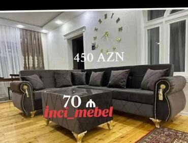 Mebel: Künc divan, Yeni, Açılan, Bazalı, Parça, Şəhərdaxili pulsuz çatdırılma