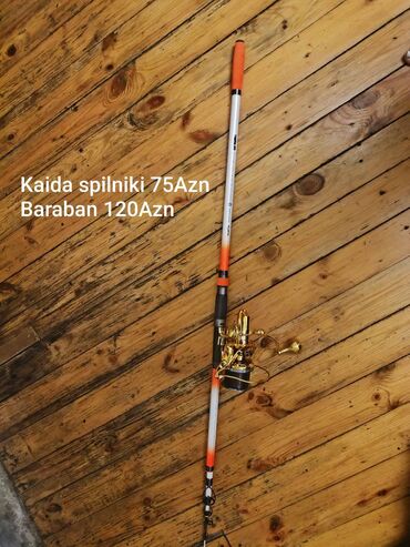 Ovçuluq və balıqçılıq: Balıq tutmaq üçün yenidir üstündə əlavə leska hazır yerdə saxlamaq — 7