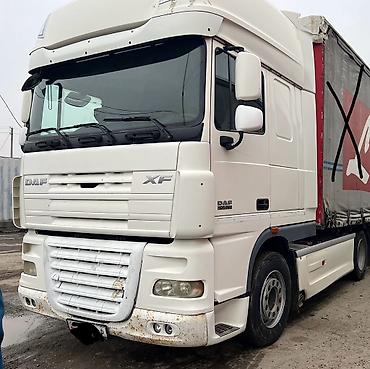 полуприцеп мега 105: Тягач, DAF, 2012 г., Тентованный — 2