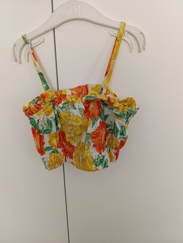pantalone sa grejacima: Zara, Pamuk, Cvetni, bоја - Šareno