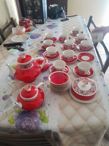 çay servizi: Çay dəsti, 12 nəfərlik