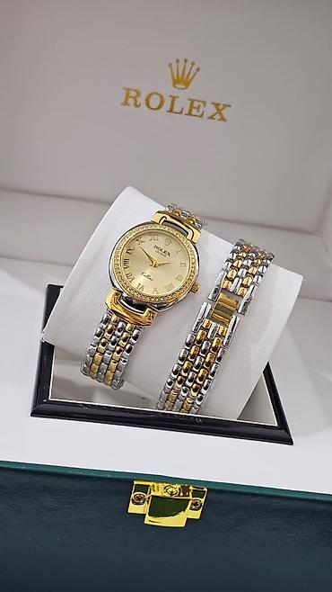 Aksesuarlar: Yeni, Qol saatı, Rolex, rəng - Gümüşü — 5