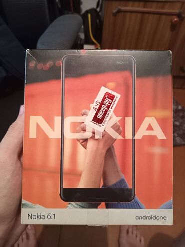 поко ф7 про: Nokia 6.1, Б/у, 32 ГБ, цвет - Черный, 2 SIM